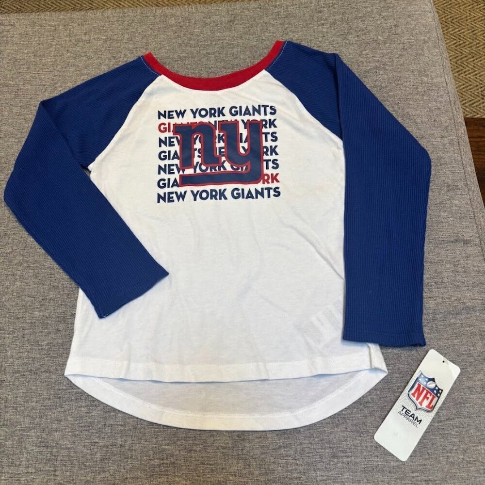 New York Giants NFL Licensed Youth Sports Fan Shirt, Large (10/12)